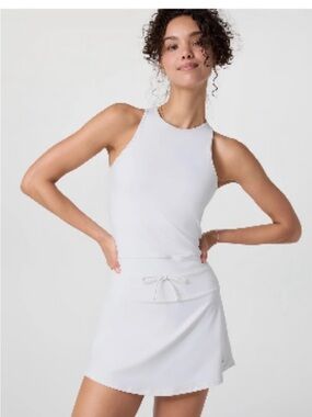 Vuori white daily tennis dress